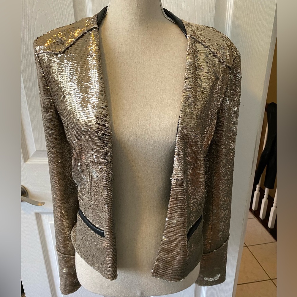 MAJE GLITTER BLAZER